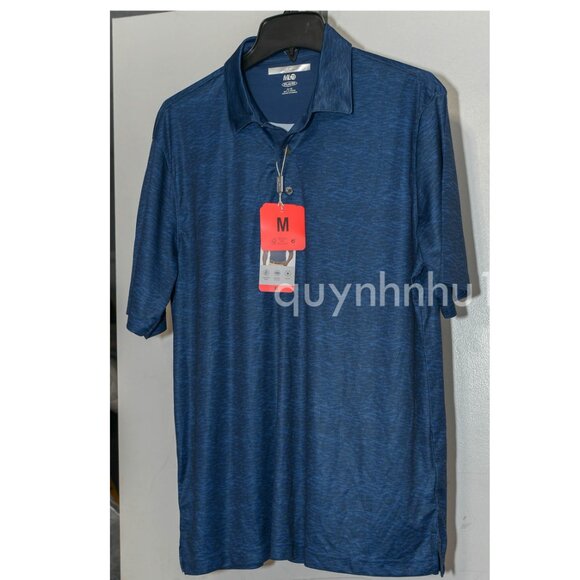 Greg Norman Men's ML75 Polo in blue - Picture 4 of 7